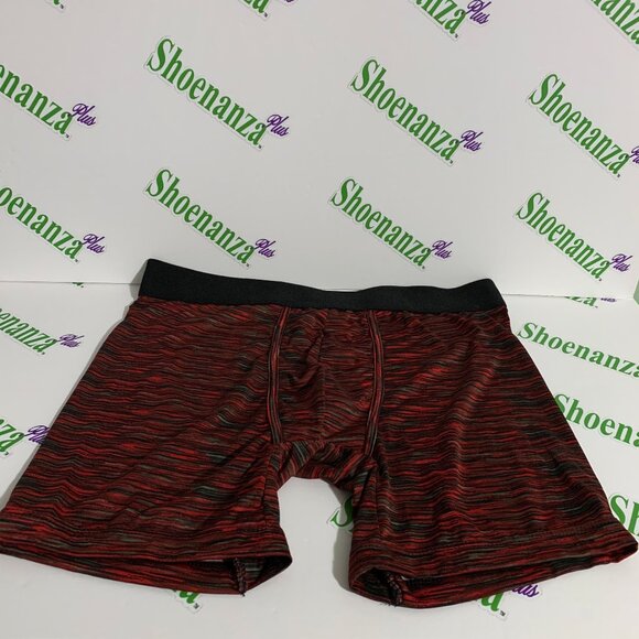 Black By Rue21 Boxer Brief Underwear Space Dye Tagless Red Gray Mens XL - Picture 1 of 3